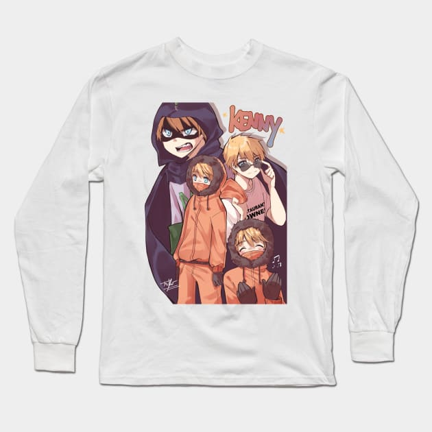 South park Kenny Long Sleeve T-Shirt by Fukosshi